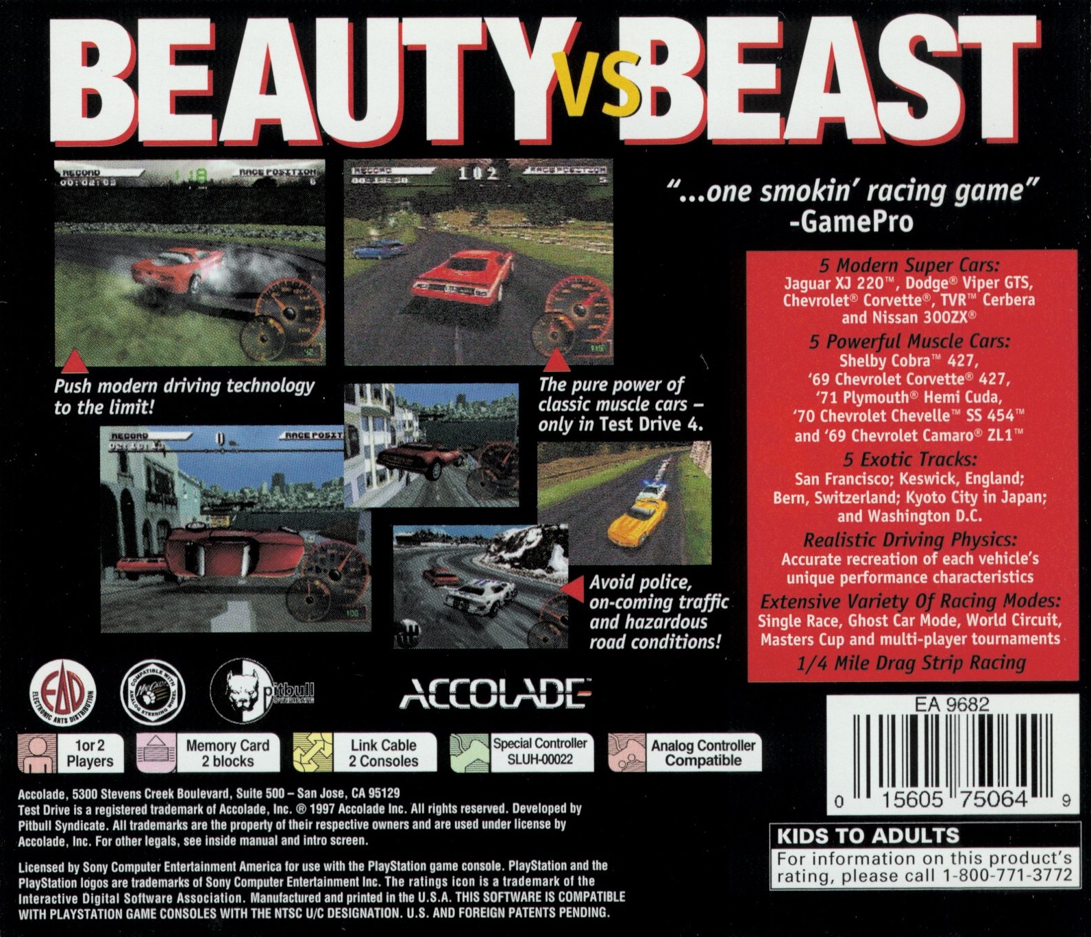 Test Drive 4 (PS1, Windows) (gamerip) (1997) MP3 - Download